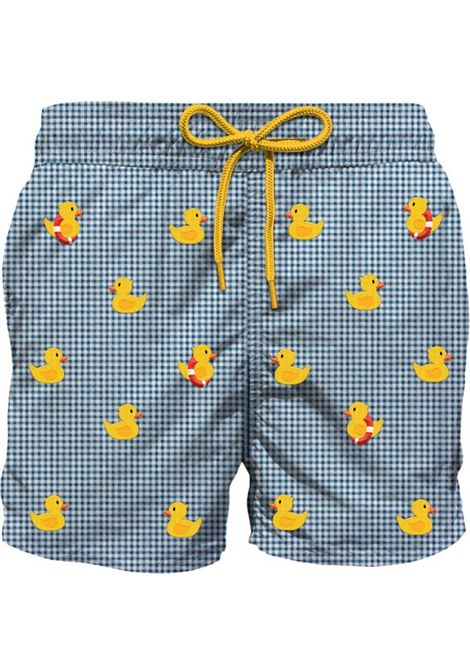 Costume con stampa SAINT BARTH | JEA0011 JEAN EMBROIDERY02171L SEERSUCKER DUCKY VICHY